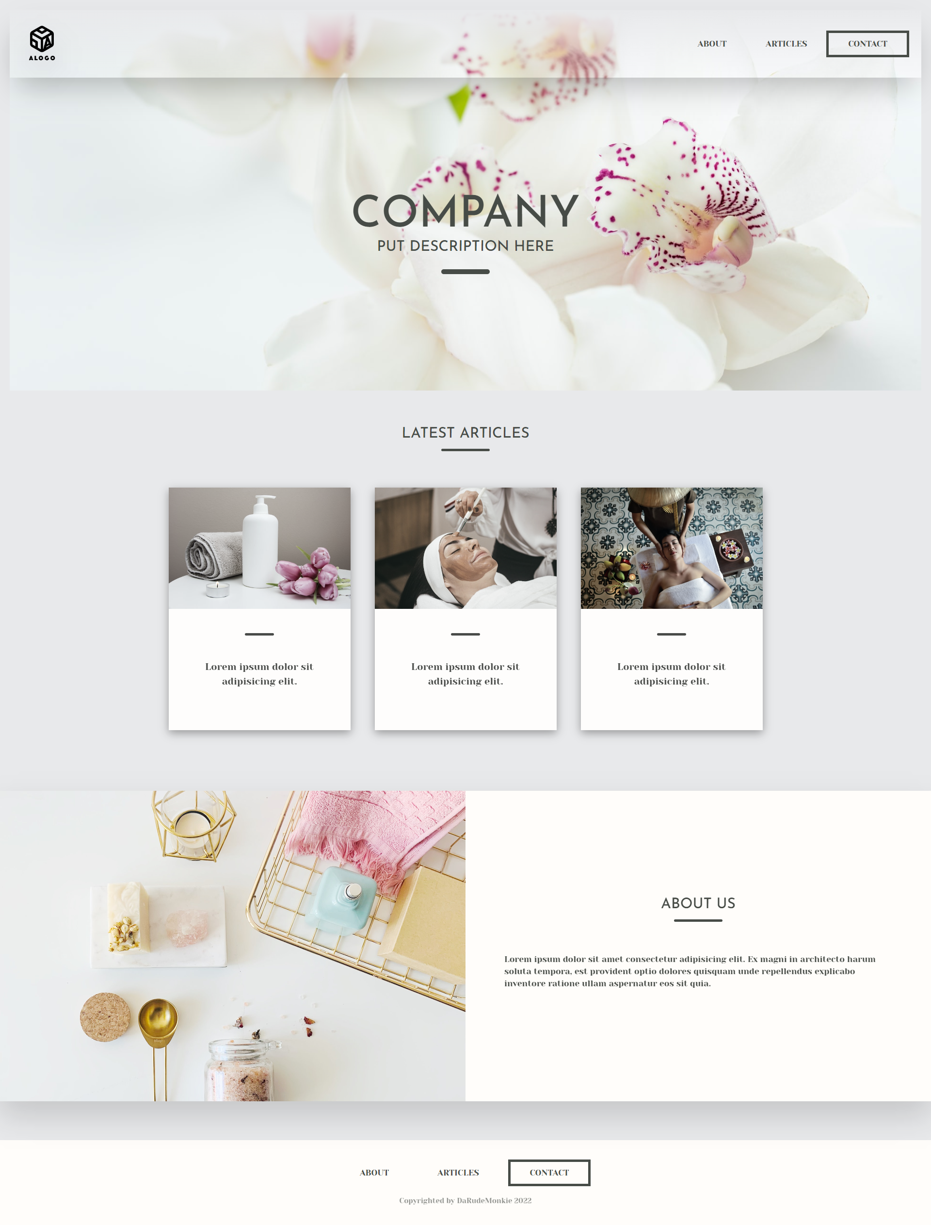 Light Simple Website